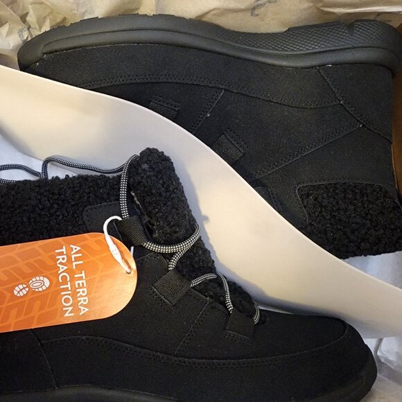 JBU Womens Freeze Round Toe B Black 8M- A025 - Picture 10 of 12